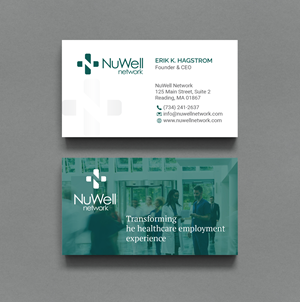 Business Card Design by R.design for NuWell Network  | Design: #33119573