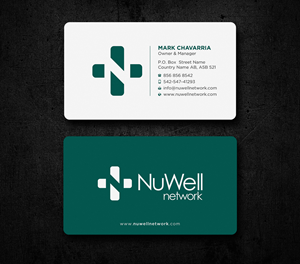 Business Card Design by Uttom 2 for NuWell Network  | Design: #33118548