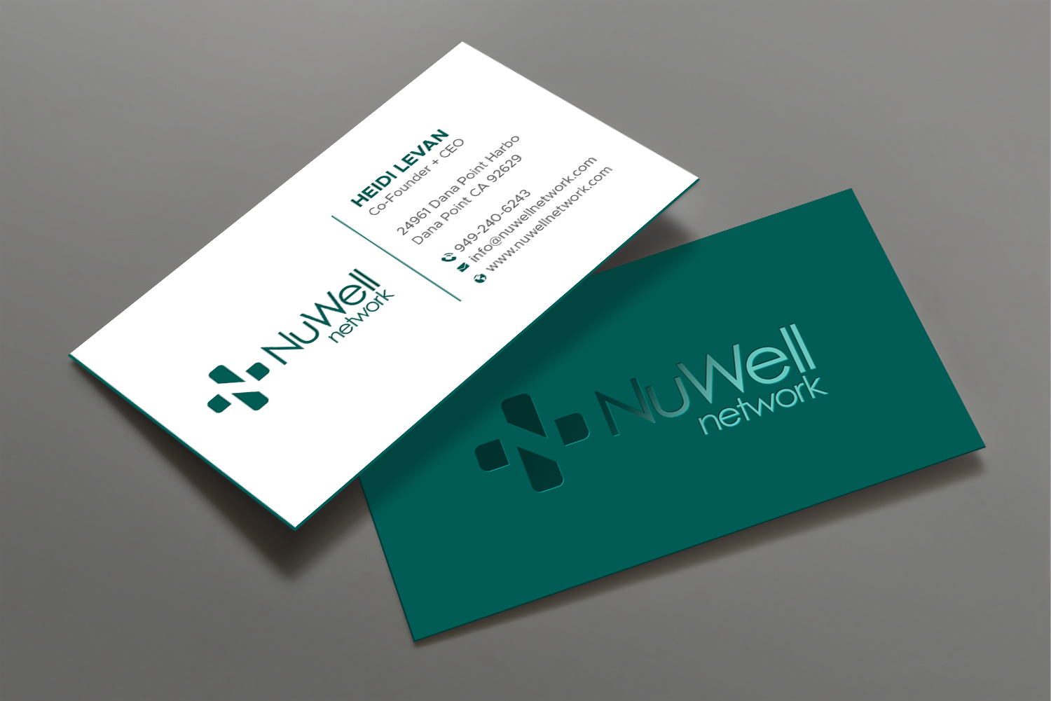 Business Card Design by DesignShout for NuWell Network  | Design #33124764