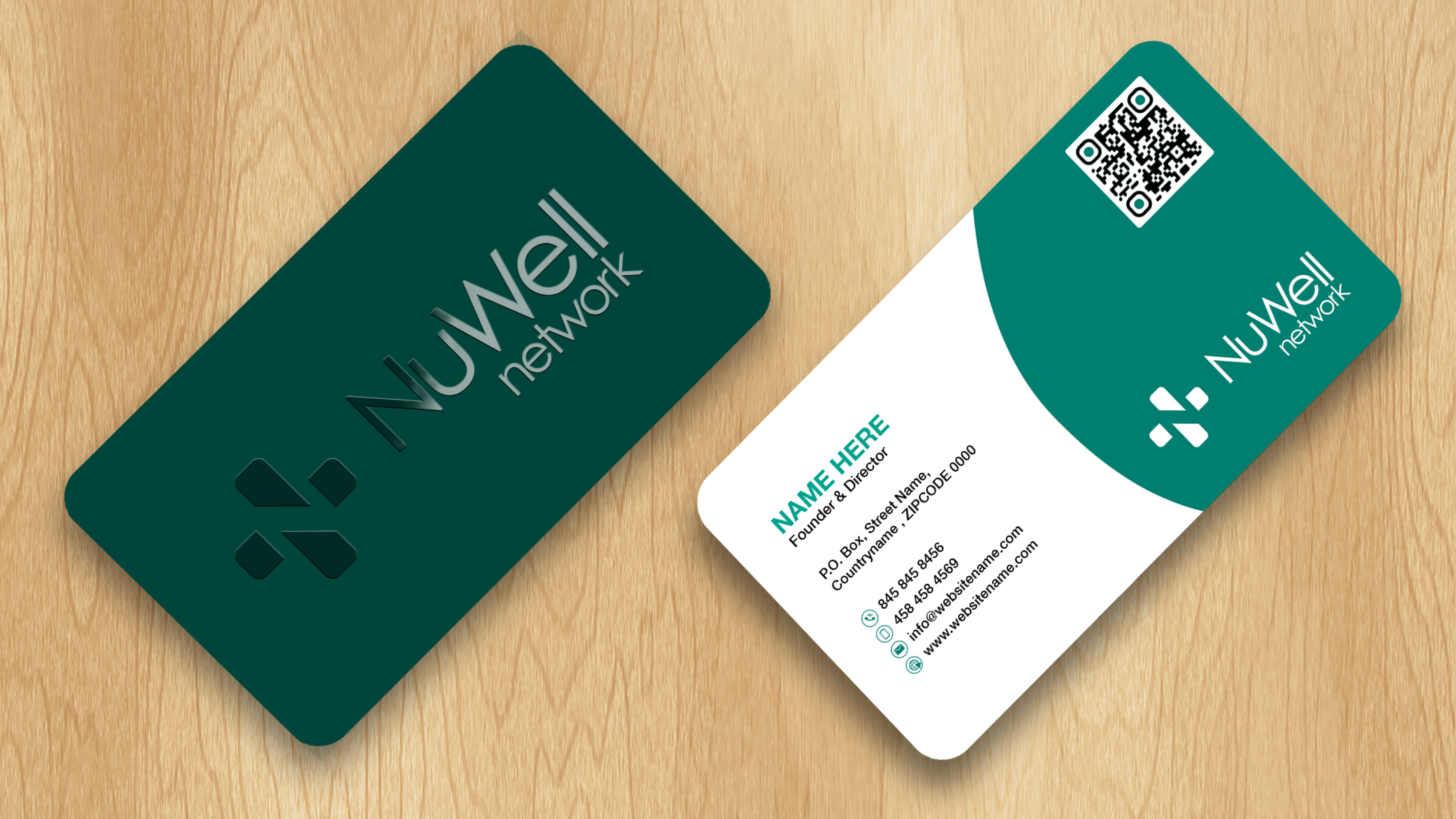 Business Card Design by Isu-D for NuWell Network  | Design #33143837