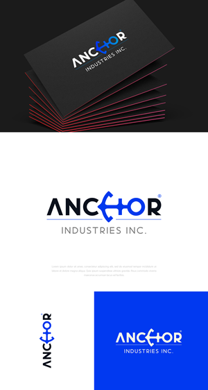 Logo Design by vramar.roy for Anchor Industries | Design: #33206915