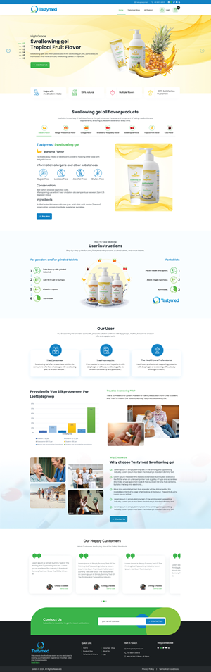 Landing Page Design by cre8vpixDesign