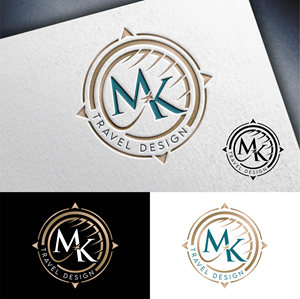 Logo-Design von John Mark Arts für MK Travel Design | Design #33328635