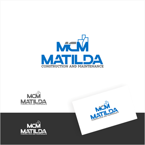 Logo Design by Arham Hidayat for Matilda Construction and Maintenance | Design #33400217