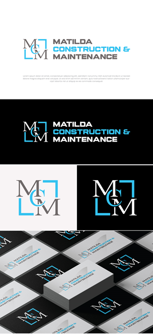 Logo Design by TrisDesign for Matilda Construction and Maintenance | Design: #33447244