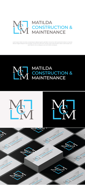 Logo Design by TrisDesign for Matilda Construction and Maintenance | Design: #33447245