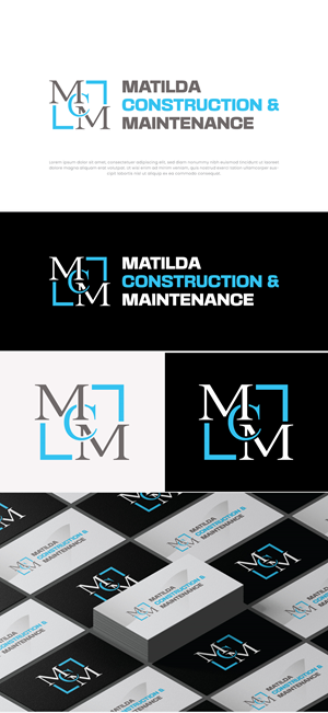 Logo Design by TrisDesign for Matilda Construction and Maintenance | Design: #33447247