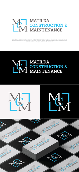 Logo Design by TrisDesign for Matilda Construction and Maintenance | Design: #33448813