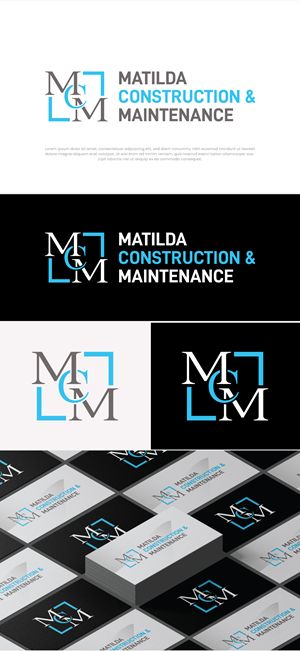 Logo Design by TrisDesign for Matilda Construction and Maintenance | Design: #33448863