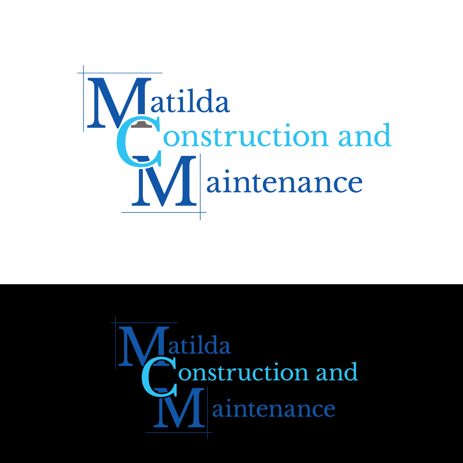 Logo Design by GODDREAMCREATION for Matilda Construction and Maintenance | Design #33398131