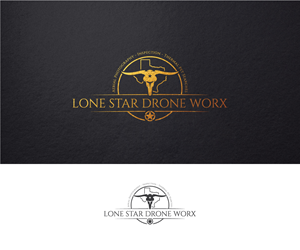 Logo Design by sol design2 for LONE STAR DRONE WORX | Design #33424697