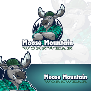 Logo Design by Sobisss for Moose Mountain Workwear Ltd. | Design #33470225