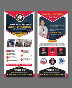 Rack Card / Brochure Design Using Attachments, 213 mm by 98 mm