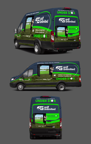 Car Wrap Design by 123graphics for Golf Unlimited, LLC | Design #33504001