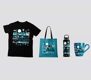 EAGxAustralasia 2024 Conference Merchandise Design (T-Shirt and Logo + more)