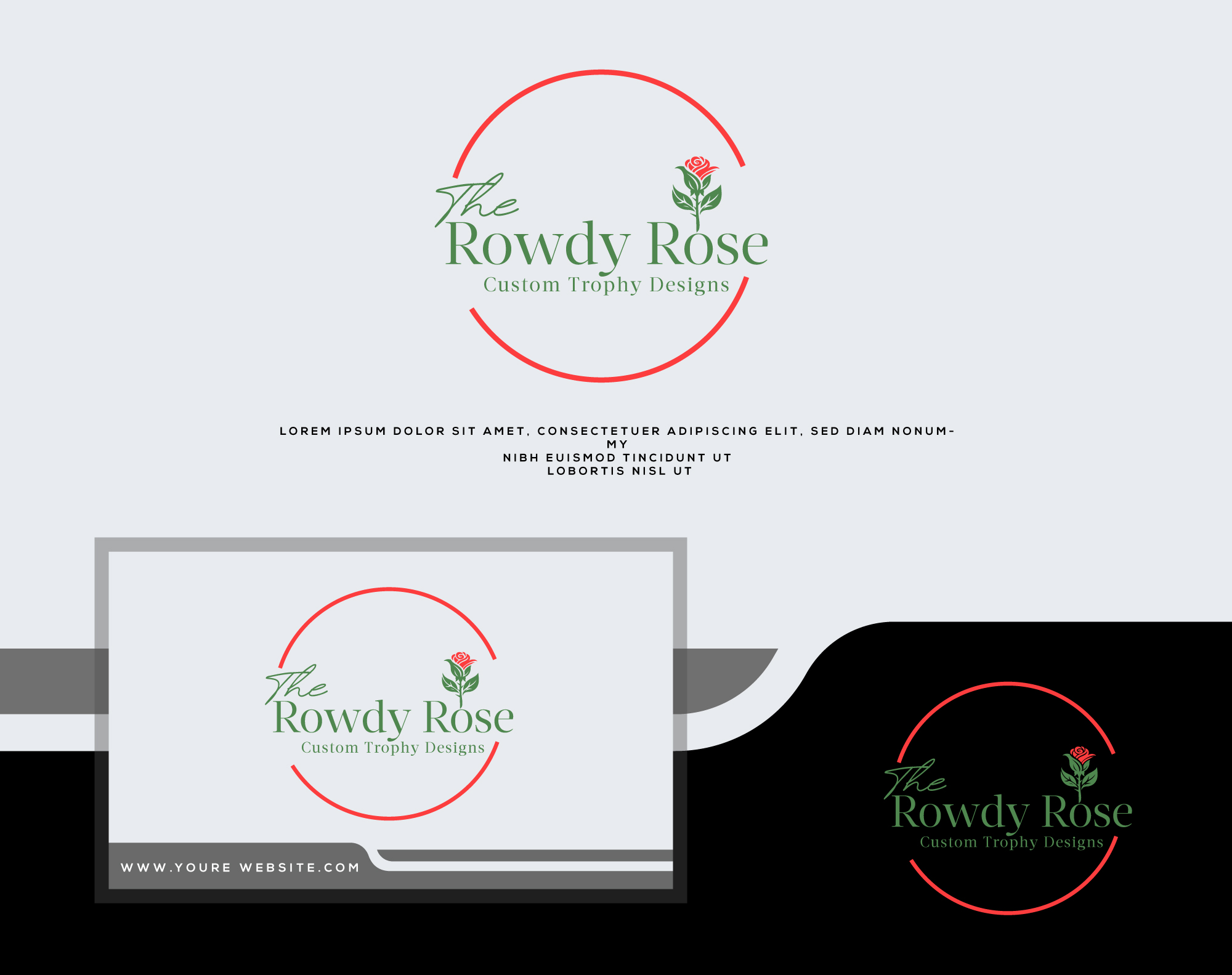 Logo Design by uzzal100 for The Rowdy Rose | Design #33558797