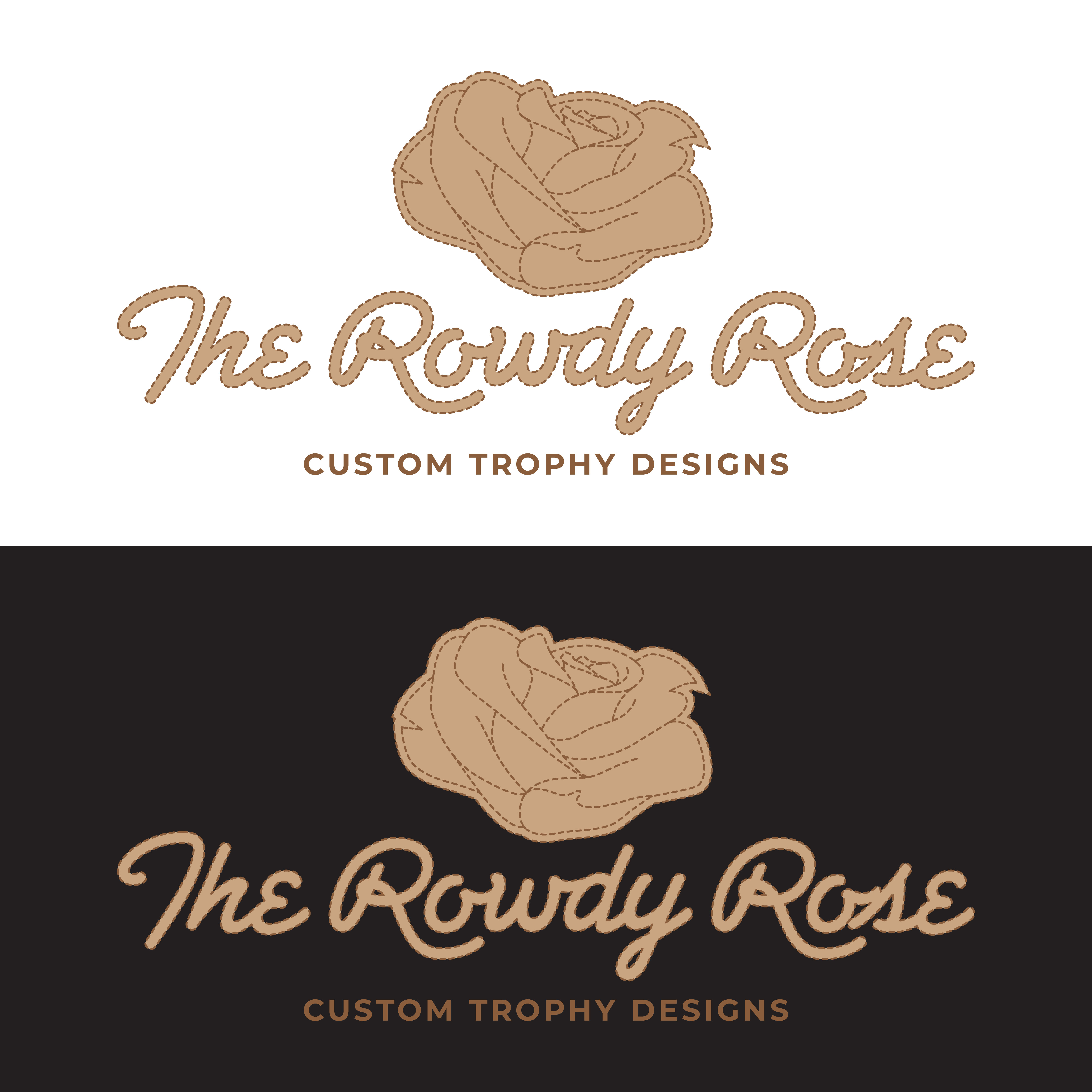 Logo Design by wrdy for The Rowdy Rose | Design #33556461