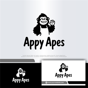 Logo-Design von win it für Appy Apes  | Design: #33725556