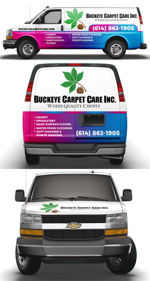 Car Wrap Design by DESIGN SOLUTIONS 007 for Buckeye Carpet Care, Inc. | Design #33788326