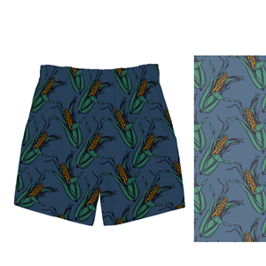 Corn  or Farm Pattern for Playful, quirky Farm swimwear, swim trunks, bikinis