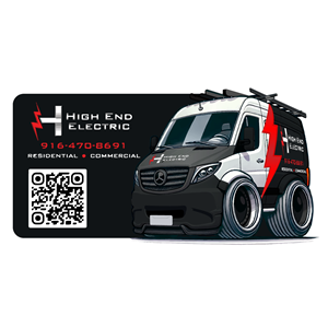 Electrical Van Sticker