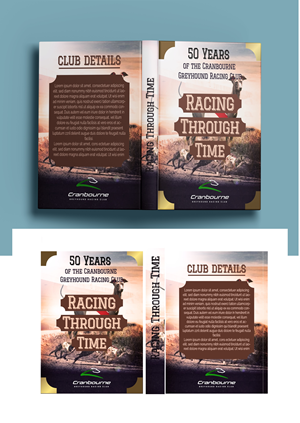 Book Cover Design by wafaeDesigner for Cranbourne Greyhound Racing Club | Design #33858239