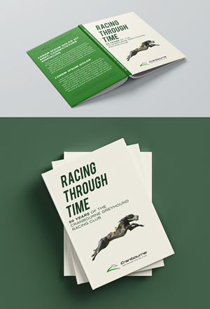 Book Cover Design by Milos Jovic for Cranbourne Greyhound Racing Club | Design #33853434