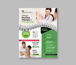 Flyer-Design von debdesign für Village Chiropractic | Design: #33886402