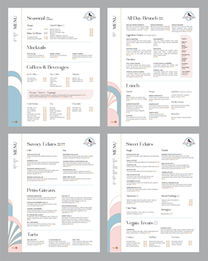 Menu Design by Limonero DG for this project | Design: #33930356