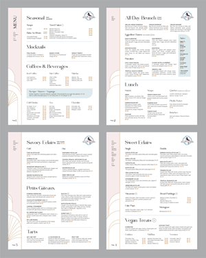 Menu Design by Limonero DG for this project | Design: #33933211