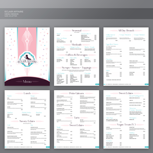 Menu Design by Impressive Designs for this project | Design: #33946716