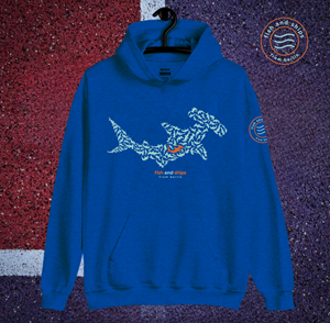 fish and ships - hoodie design