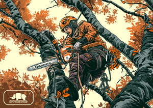 Forestry and Arboriculture Clothing Illustration