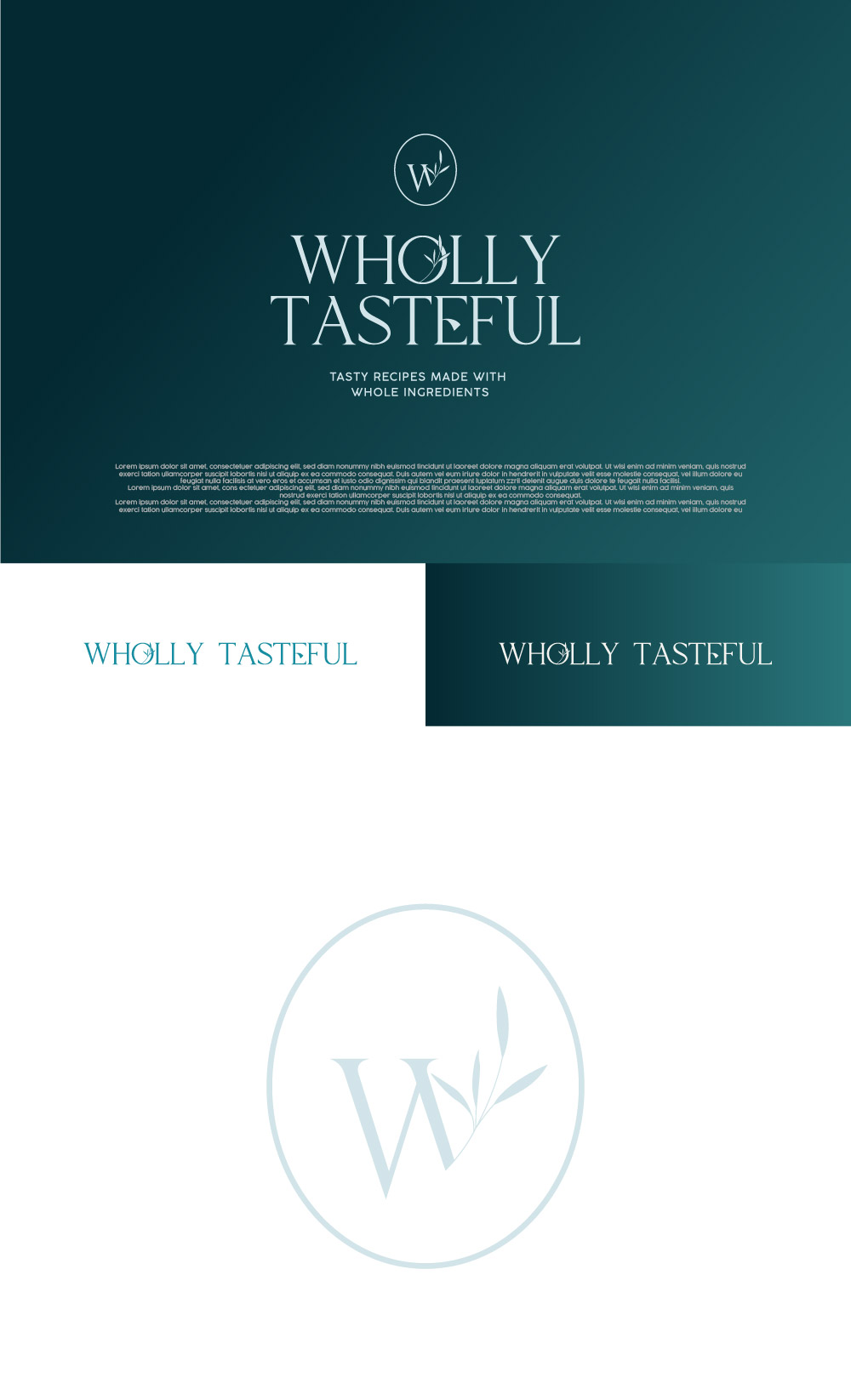 Logo Design by zero creative for Wholly Tasteful | Design #33991238