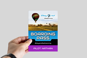 Boarding Pass for Tour Company