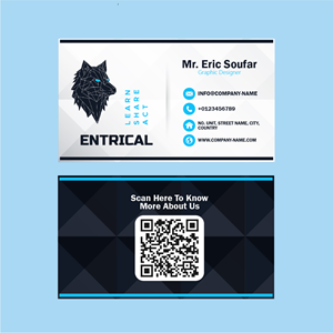 Business Card Design by Maxz Mate for Entrical, LLC | Design #34028639