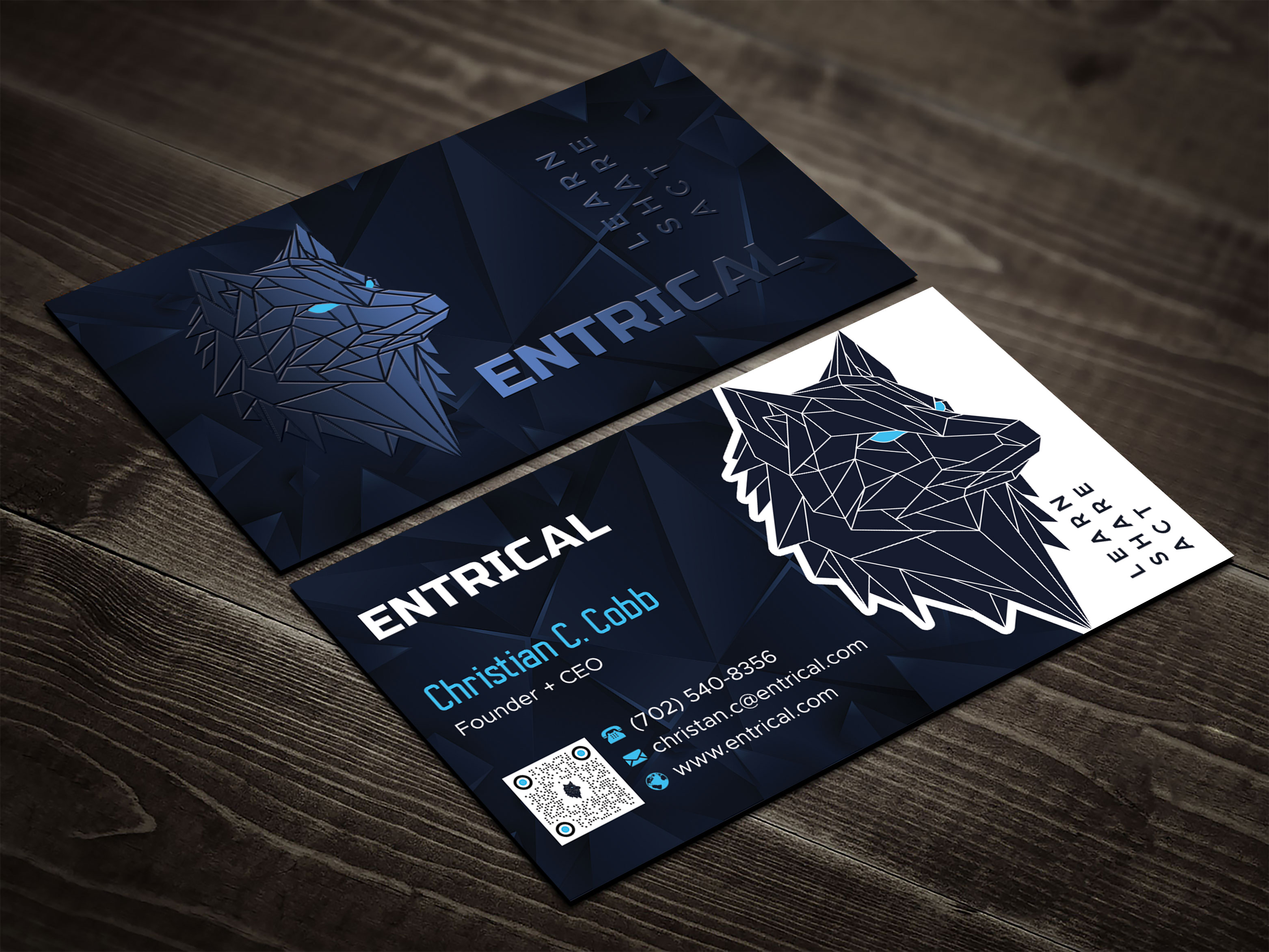 Business Card Design by Firoze049 for Entrical, LLC | Design: #34049722