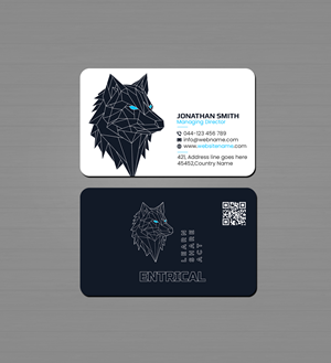 Business Card Design by Creations Box 2015 for Entrical, LLC | Design: #34016560