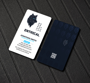 Business Card Design by Creations Box 2015 for Entrical, LLC | Design: #34016562