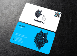 Business Card Design by chandrayaan.creative for Entrical, LLC | Design: #34009747