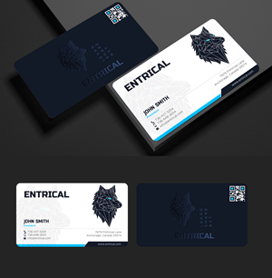 Business Card Design by chandrayaan.creative for Entrical, LLC | Design: #34025888