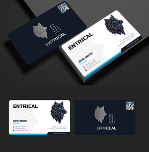 Business Card Design by chandrayaan.creative for Entrical, LLC | Design: #34025904