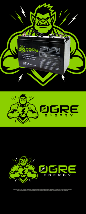 Ogre Character/Mascot For Energy/Oil &amp; Gas Brand