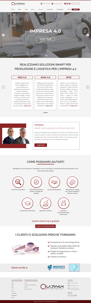 Web-Design von Lorsi für Quadrivium Srl | Design #34059263