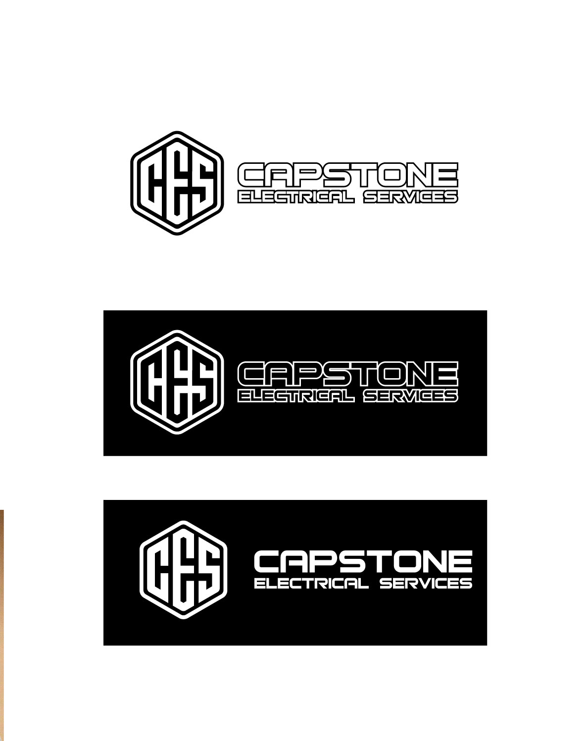 Logo Design by jontus for Capstone Electrical Services | Design: #34159370