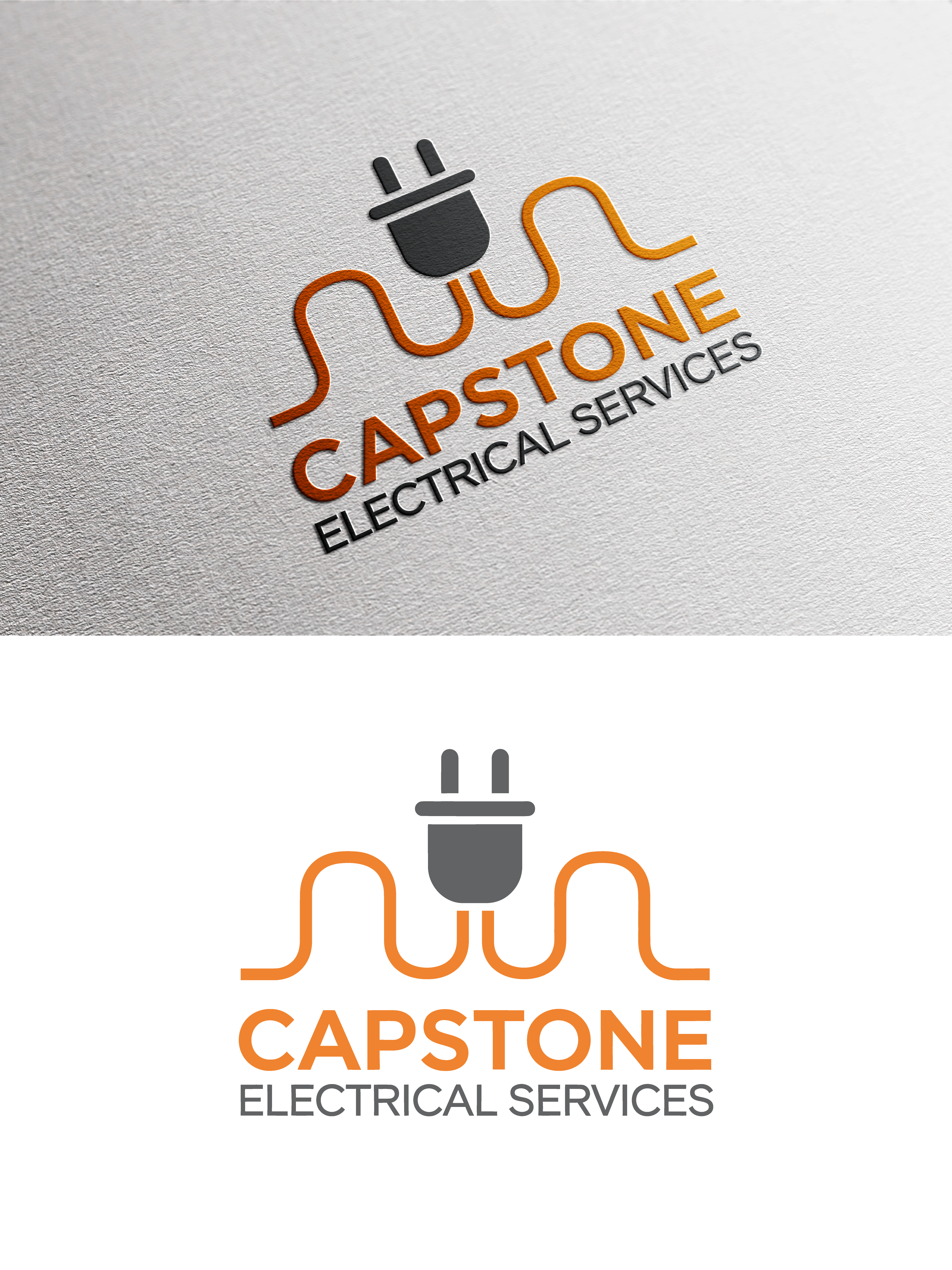 Logo Design by Mir Graphics for Capstone Electrical Services | Design #34103341