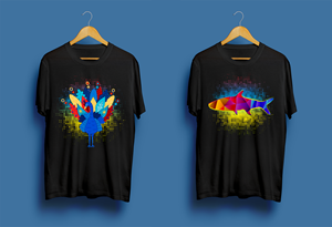 T-shirt Design by Sun Moon Graphic Designer