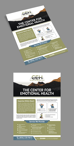 Flyer Design by Dzhafir for The Center for Emotional Health of Greater Philadelphia | Design #34300154