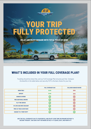 Double sided A-4 flyer AB Car Rental