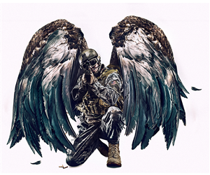 Winged Army Soldier | Kunst-Design von joerchw